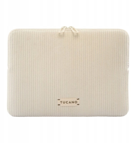 Picture of TUCANO Velluto 2 - Pokrowiec MacBook Air 13" (M4/M3/M2/M1/2025-2018) / Pro 13" / Laptop 12" (kremowy)