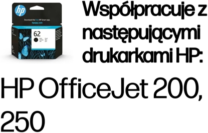 Picture of Tusz HP 62 Black Original Ink