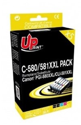 Изображение Tusz UPrint Canon PG580XXL/CLI-581XXL 5PACK 2BK+C+M+Y 3584770907266