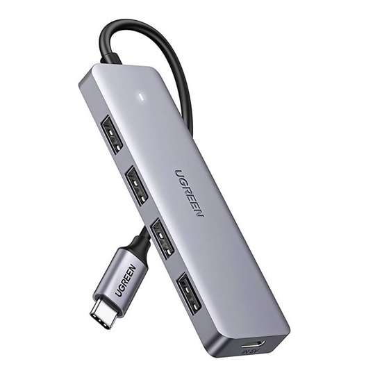 Изображение Ugreen HUB Ugreen CM219 35574 with 4 USB-A 3.0 ports and USB-A 3.0 cable 1m - black