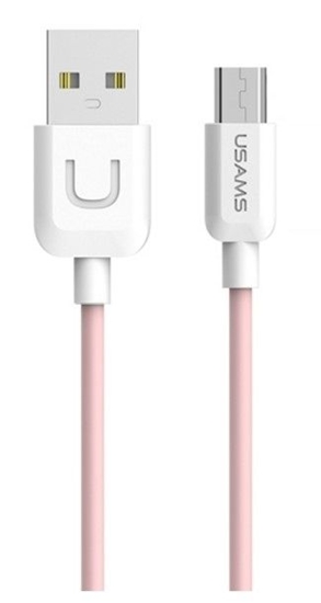 Picture of USAMS US-SJ098 U-Turn Durable TPE Universal Micro USB to USB Data & Fast 2A Charger Cable 1m