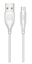Picture of USAMS US-SJ268 U18 Flexi PVC Universal Micro USB to USB Data & Fast 2A Charger Round Plug Cable White
