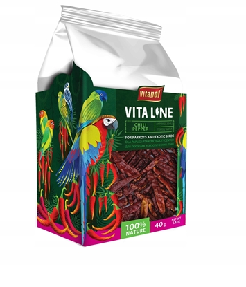 Picture of Vitapol Vitaline Papryka Chili dla papug 40g, 4szt/disp