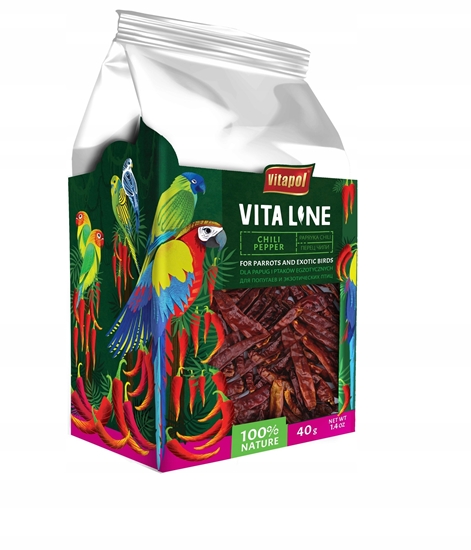 Picture of Vitapol Vitaline Papryka Chili dla papug 40g, 4szt/disp