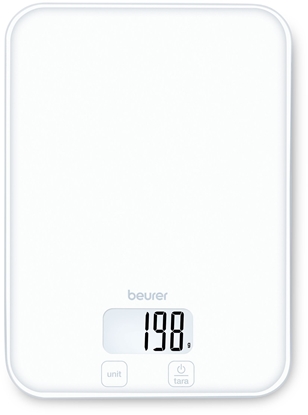 Изображение Waga kuchenna Beurer KS 19 Pure White biaa - Cyfrowa waga kuchenna KS19WHITE (4211125106812)