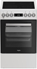 Picture of Whirlpool Cooker | Whirlpool | Hob type Vitroceramic | Oven type Electric | White | Width 50 cm | Depth 60 cm | 60 L