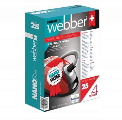 Изображение Worek do odkurzacza Worek do odkurzacza syntetyczny S-BAG 4 szt. ELECTROLUX, PHILIPS, AEG,