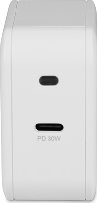 Изображение Zasilacz do laptopa LMP USB-C Power Adapter 30W, PD (max. 30W), power cable 1.5 m, white