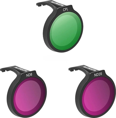 Attēls no Zestaw trzech filtrów SUNNYLIFE do DJI Neo CPL+ND8+ND16