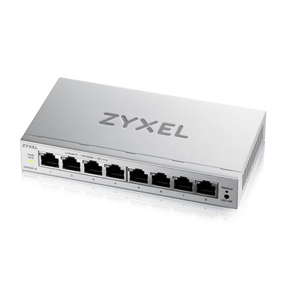 Attēls no Zyxel GS1200-8V3 8-Port Gigabit web / smart managed Switch