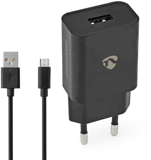 Picture of adowarka Nedis Nedis WCHAM105ABK adowarka do urzdze przenonych Uniwersalne Czarny Prd przemienny Wewntrzna