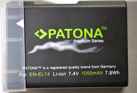 Изображение Akumulator Patona pro Nikon EN-EL14 1050mAh (PT1197)