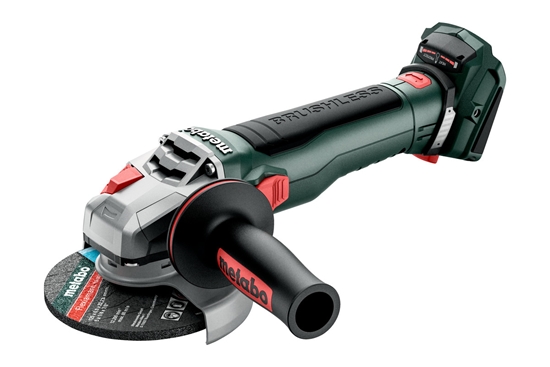 Изображение Akumulatora leņķa slīpmašīna Metabo WB 18 LT BL 11-125 Quick; 18 V; 125 mm (bez akumulatora un lādētāja)