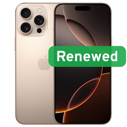 Picture of Apple Renewed Grade A | Apple iPhone 16 Pro Max | Desert Titanium | 6.9 " | OLED | 256 GB | 5G | iOS