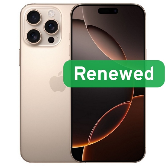 Picture of Apple Renewed Grade A | Apple iPhone 16 Pro Max | Desert Titanium | 6.9 " | OLED | 256 GB | 5G | iOS