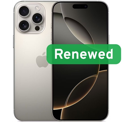 Изображение Apple Renewed Grade B | Apple iPhone 16 Pro | Natural Titanium | 6.3 " | OLED | 256 GB | 5G | iOS
