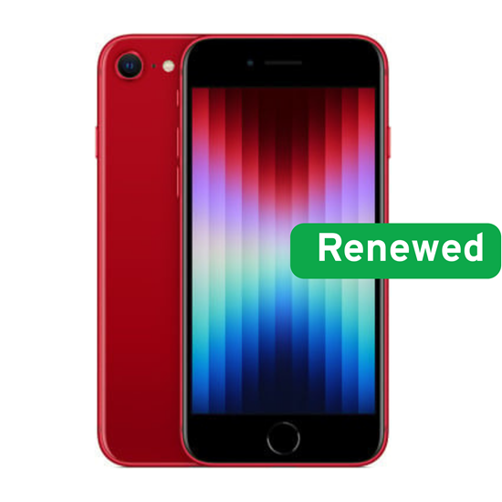 Picture of Apple Renewed Grade C | Apple iPhone SE (2022) | Red | 4.7 " | Retina HD | A15 Bionic | 4 GB | 64 GB | iOS