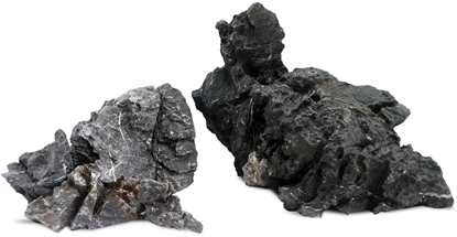 Attēls no Aqua Natura, skaa ozdobna czarna, Scenery Aquarium Rock- black, do akwarium