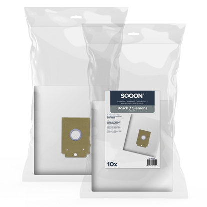 Attēls no Auduma putekļu maisiņš SQOON 42023; Bosch/Siemens Type K; 10 gab.
