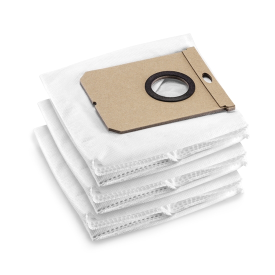 Изображение Auduma putekļu maiss putekļsūcējam Karcher RVC 3; RVM 4; 3 gab.