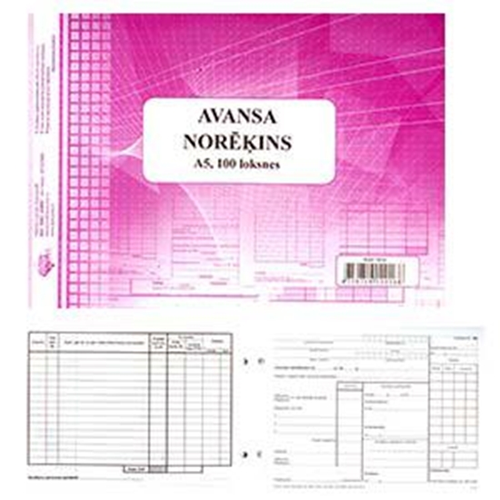 Picture of Avansa norēķins ar PVN ailēm, A5D