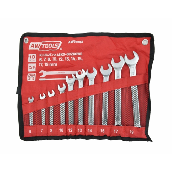Picture of AWTools AW KLUCZ PASKO-OCZKOWY KPL.10szt./6mm-19mm