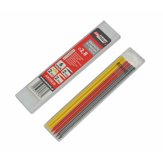 Picture of AWTools AW WKADY WYMIENNE KOLOROWE DO OÓWKA AUTOMATYCZNEGO kpl. 6szt.