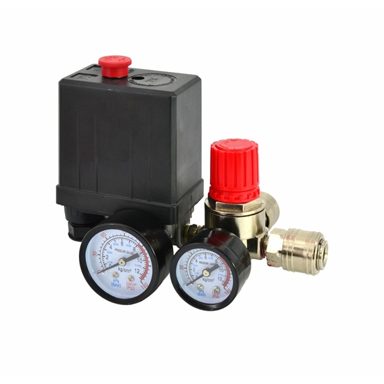 Изображение AWTools AWTOOLS WYCZNIK CINIENIOWY KOMPRESORA 230V 2 WEJCIE 1/4"