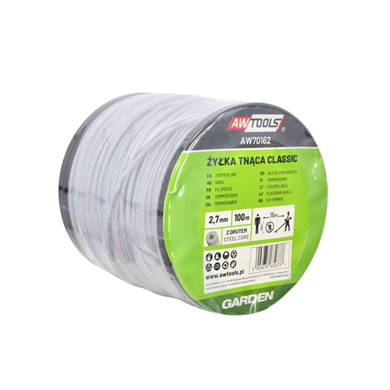 Изображение AWTools yka tnca 2,7x100m, Okrga z rdzeniem, Szpula