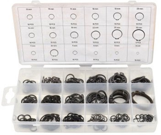 Изображение AWTools PIERCIENIE SEGERA ZEW/WEW 225szt. MIX