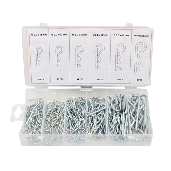 Picture of AWTools Zawleczki sprynowe 150szt. MIX