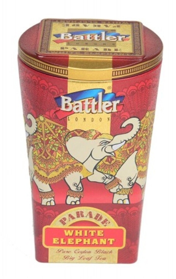 Picture of Basilur Juodoji Cejloska arbata Battler Parade White Elephant BT-GL-8025