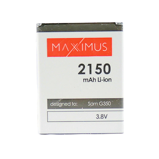 Изображение BAT MAXXIMUS SAM G350 CORE PLUS 2150 mAh  EB-B185B