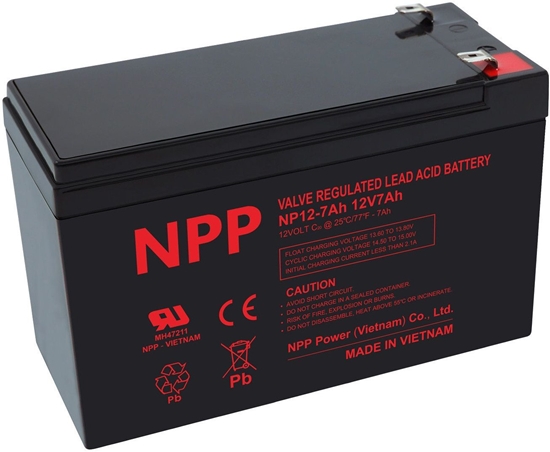 Изображение Battery 12 V 7 Ah T1(F1) Pb AGM NPP