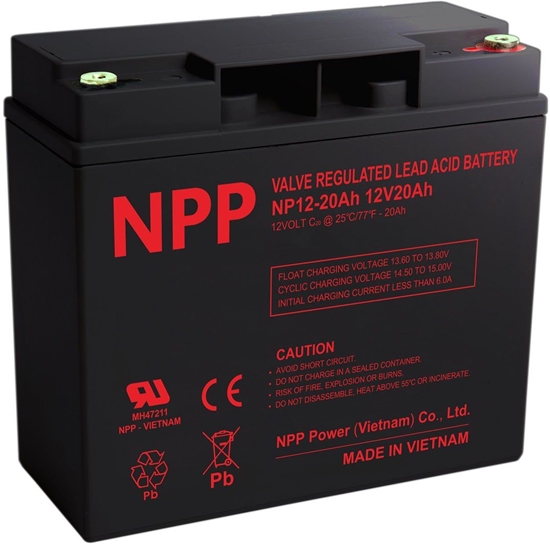 Изображение Battery 12V 20Ah T12(M5) Pb AGM NPP