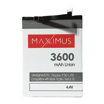 Attēls no BATTERY MAXXIMUS HUAWEI P30 LITE 3600 mAh Li-Ion, 