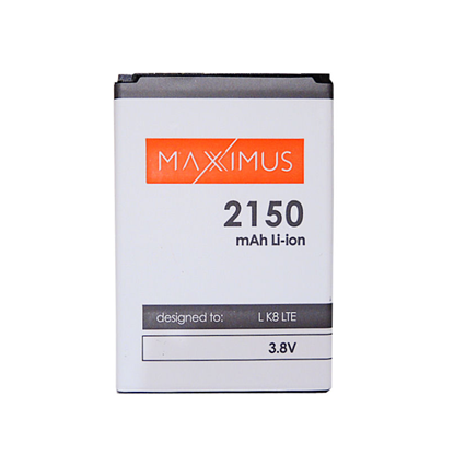 Изображение BATTERY MAXXIMUS LG K8 LTE 2150mAh BL-46ZH