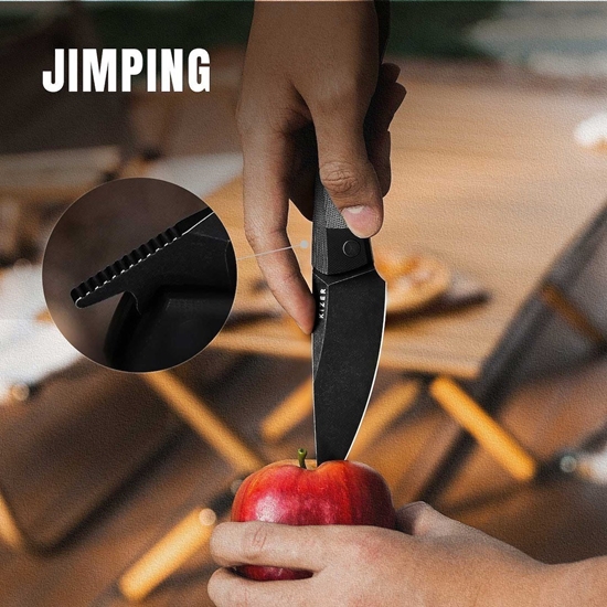 Picture of Bestech Knives Nó Kizer Momo Black G10Micarta NitroV