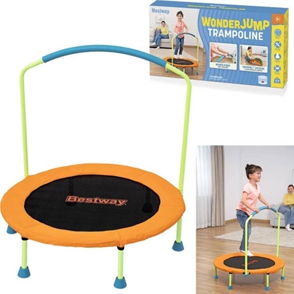 Изображение Bestway Trampolina Wonderjump z uchwytem wewntrz/zewntrz 91x 96cm 59100 EDUKAMP