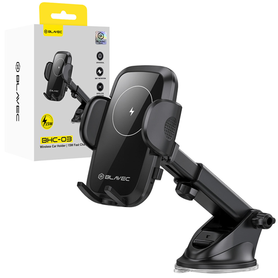 Picture of Blavec Car holder BHC-03 15W with induction chargi