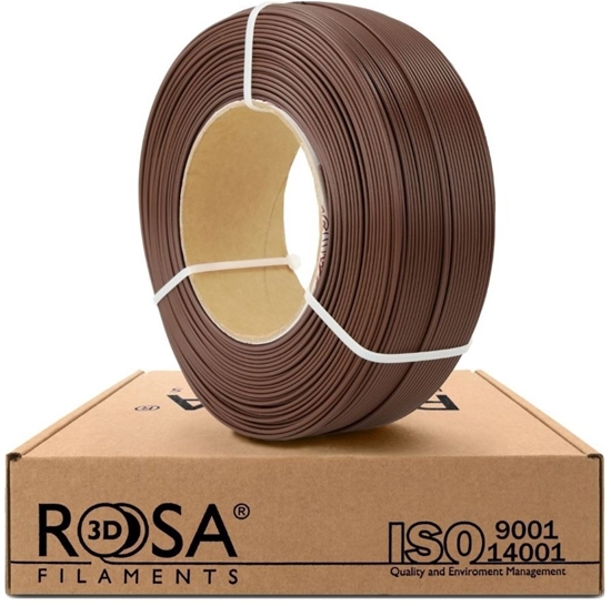 Picture of brightsign Filaments PLA czekoladowe brzowe 1 75 mm 1 kg uzupenienia Rosa3D