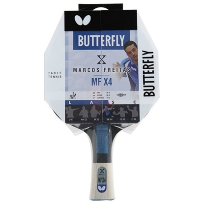 Изображение Butterfly Marcos Freitas MFX4 galda tenisa rakete