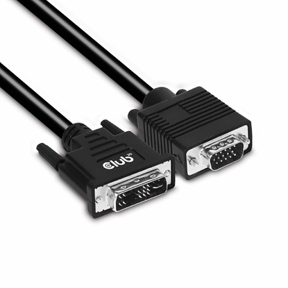 Picture of CABLE DVI-A TO VGA 3M/M/M CAC-1243 CLUB3D