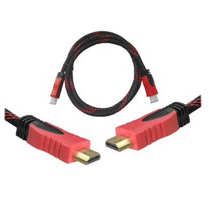 Attēls no Cable HDMI-HDMI 1,5m red v1.4 blist.