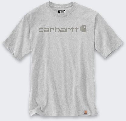 Изображение Carhartt Koszulka Carhartt Dearborn Relaxed Logo HEATHER GR