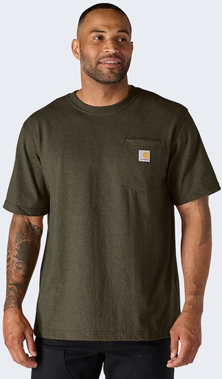 Изображение Carhartt Koszulka Carhartt Dearborn Relaxed Pocket BURNISHE