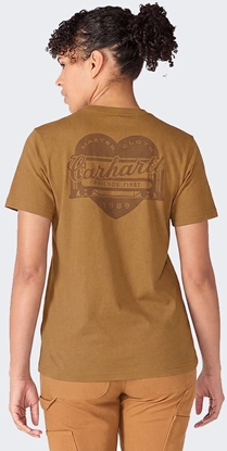 Изображение Carhartt Koszulka Carhartt Irvine Heritage BROWN