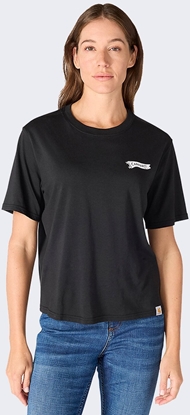 Изображение Carhartt Koszulka Carhartt Tencel Pennant Flag BLACK