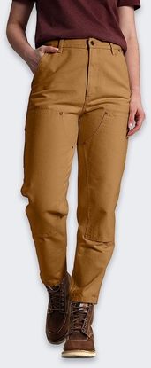 Attēls no Carhartt Spodnie Carhartt Double Front Canvas BROWN