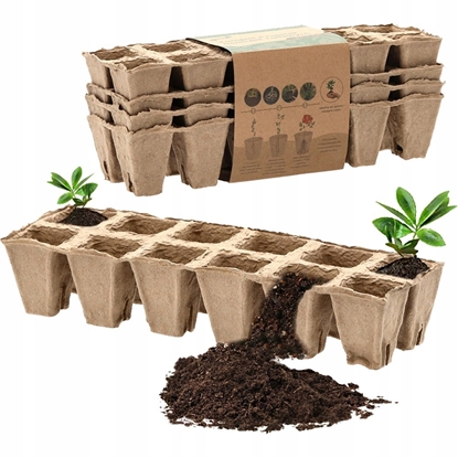 Изображение Chomik Doniczki torfowe kpl. 4szt. paletek